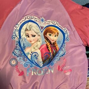 New set Elsa backpack & purse with Elsa and anna Baseball jacket JACKET IS 5T